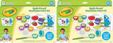 Crayola Spill Proof Paint Set (8ct), Washable Toddler Paint Kit, with Brushes, Pots, Activity Pages, Arts & Crafts Kit, Gift for Toddlers, Ages 3+ (Pack of 2)