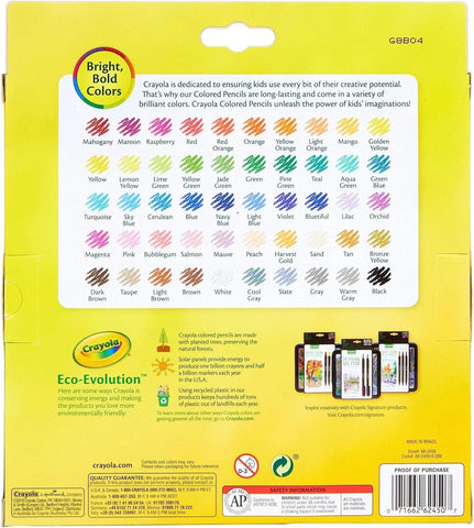 Crayola Erasable Colored Pencils (50ct), Back to School Supplies for Kids, Teacher Gifts, 6, 7, 8 [Amazon Exclusive]