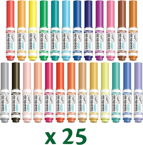 Crayola Pip-Squeaks Washable Marker Set (65ct), Coloring Set, Drawing Art Supplies for Kids, Spring Craft Kit, Travel Activity, Gifts for Kids