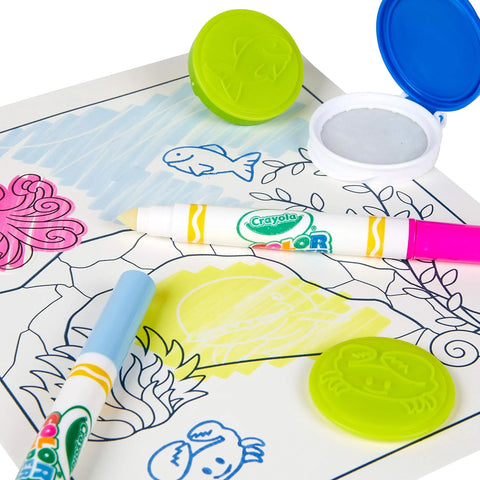 Crayola Color Wonder Mess Free Coloring Activity Set (30+ Pcs), Essential Easter Basket Stuffers for Kids, Travel Art Kit, Gift for Toddlers, Ages 3+ (Pack of 4)